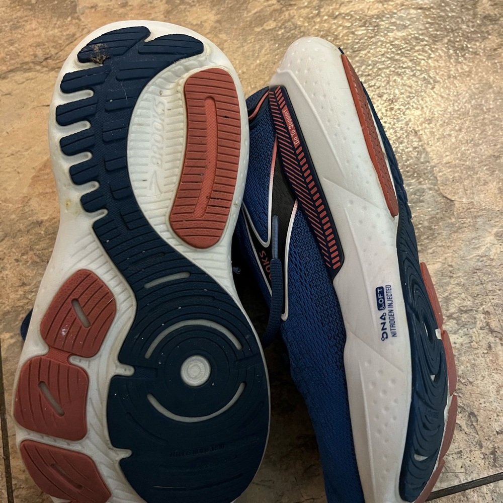 Brooks Blue and White Running Shoes - Picture 5 of 6